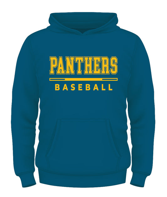 CCMS Panthers Baseball Hoodie - 50/50 Cotton/Poly Fleece