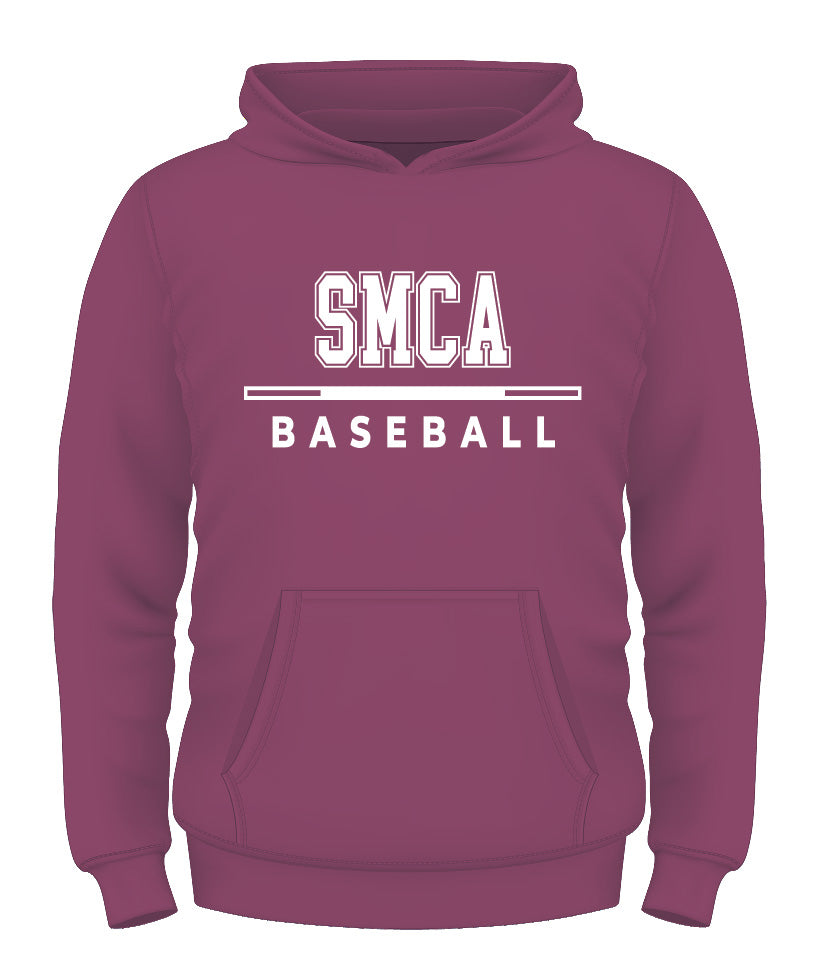 CCMS SMCA Baseball Hoodie - 50/50 Cotton/Poly Fleece