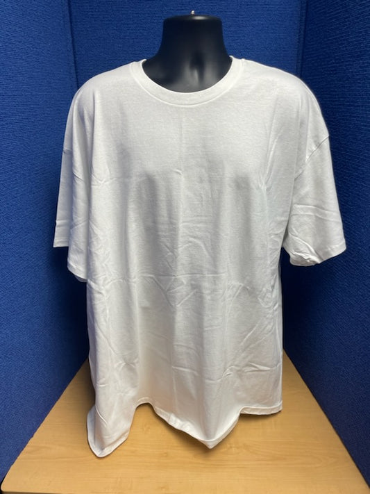 Gildan Ultra Cotton White Adult Unisex 3X Short Sleeve T-shirt Qty: 1