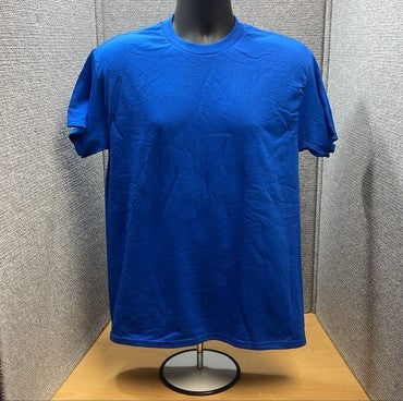 Gildan Dry Blend Royal Adult Unisex M Short Sleeve T-shirt Qty: 17