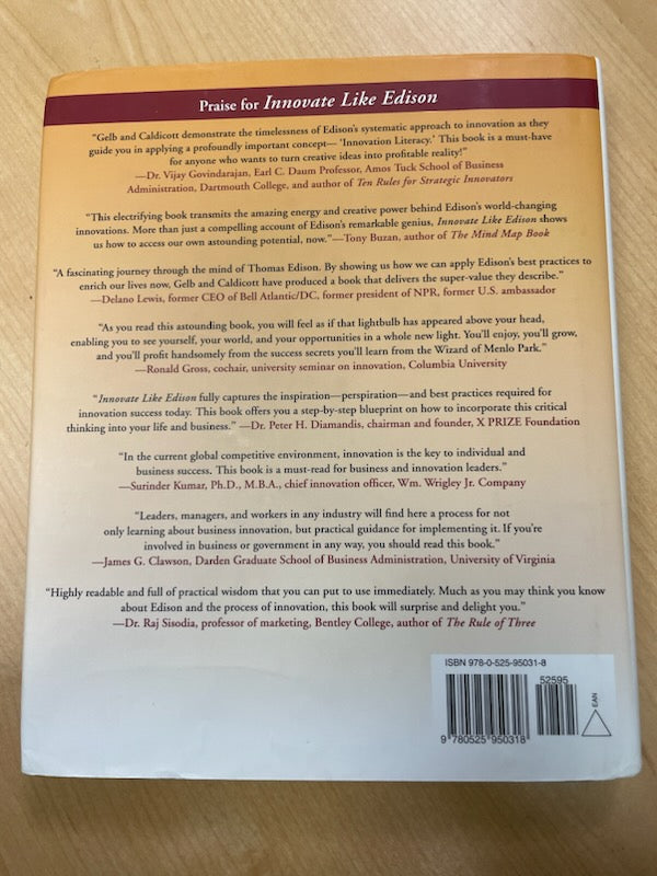 Innovate Like Edison: The Success System of America's Greatest Inventor - (21-3)