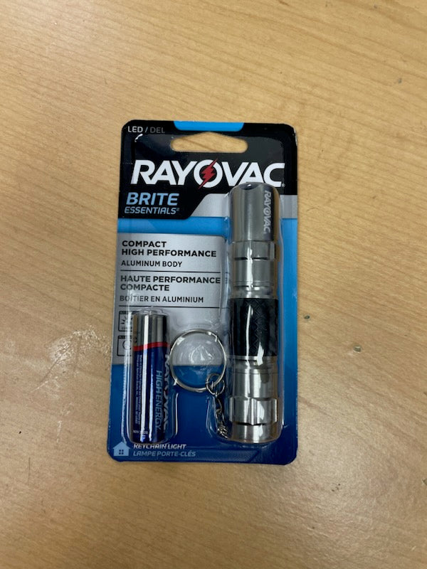 Rayovac Brite Essentials LED Keychain Flashlight (21-29)