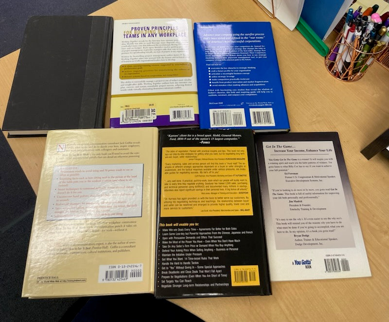 6 (Six) Book Bundle - See description for details - (21-13)