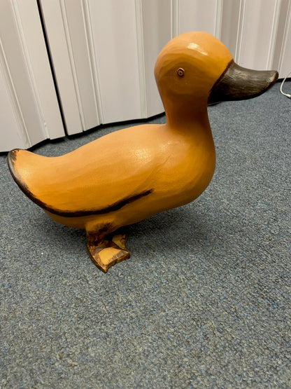 Vintage Hand Crafted Wooden 3 Piece Duck Set (21-19)