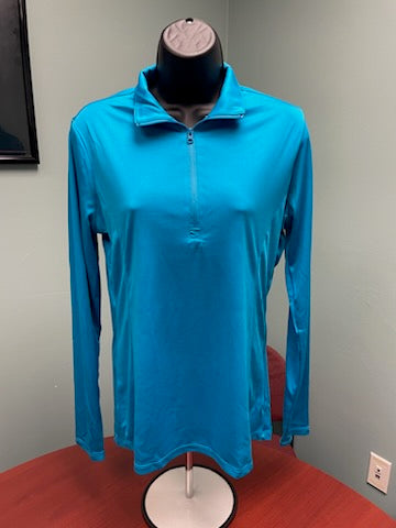 Sport-Tek Ladies S Atomic Blue PosiCharge Competitor 1/4-Zip Pullover QTY: 1