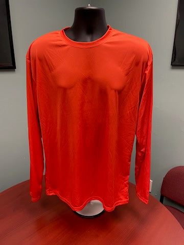 A4 Cooling Performance L Safety Orange Long Sleeve Crew Qty: 1