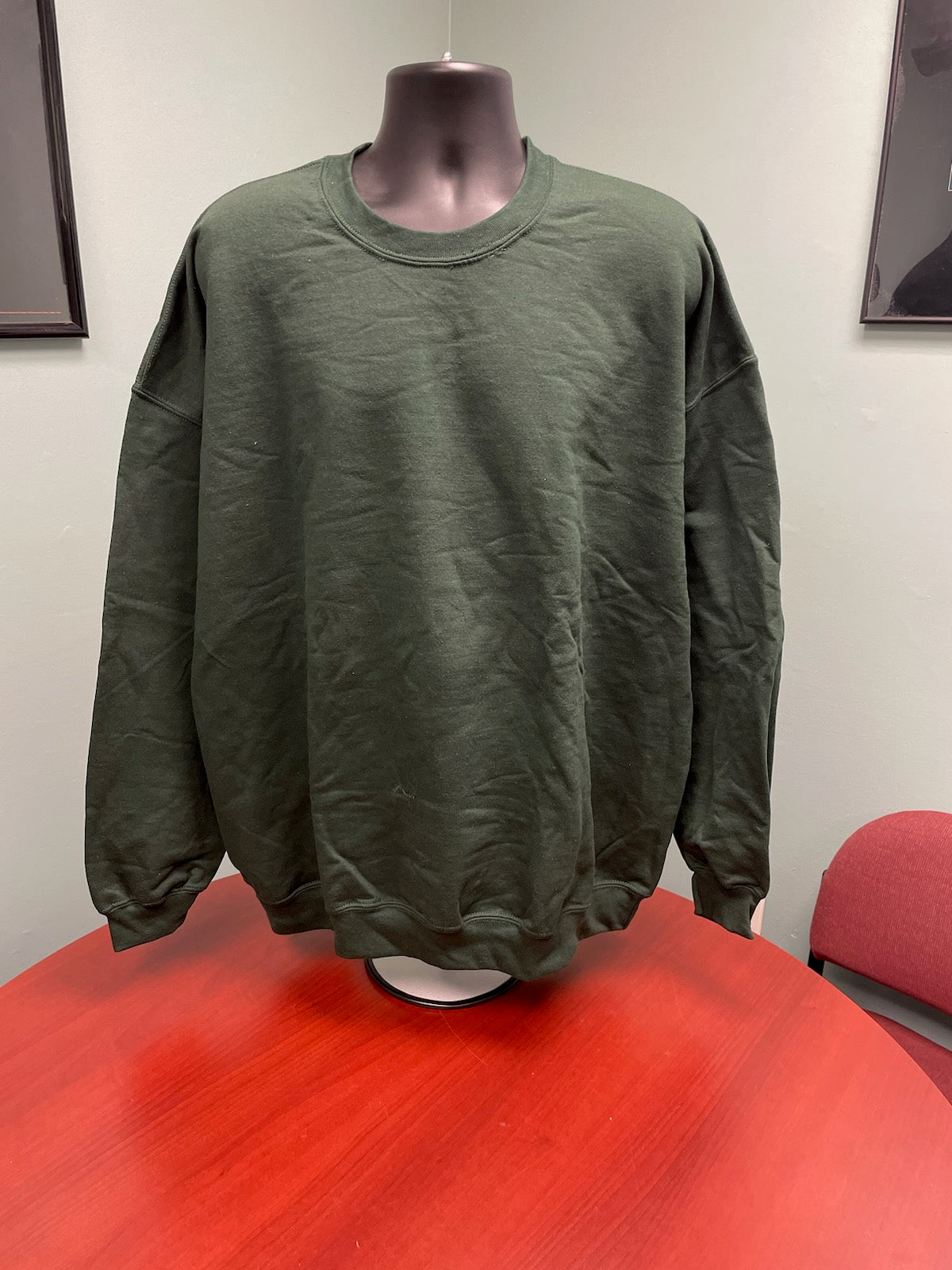 Gildan Heavy Blend Dark Green Adult Unisex 3X Crewneck Sweatshirt Qty: 1