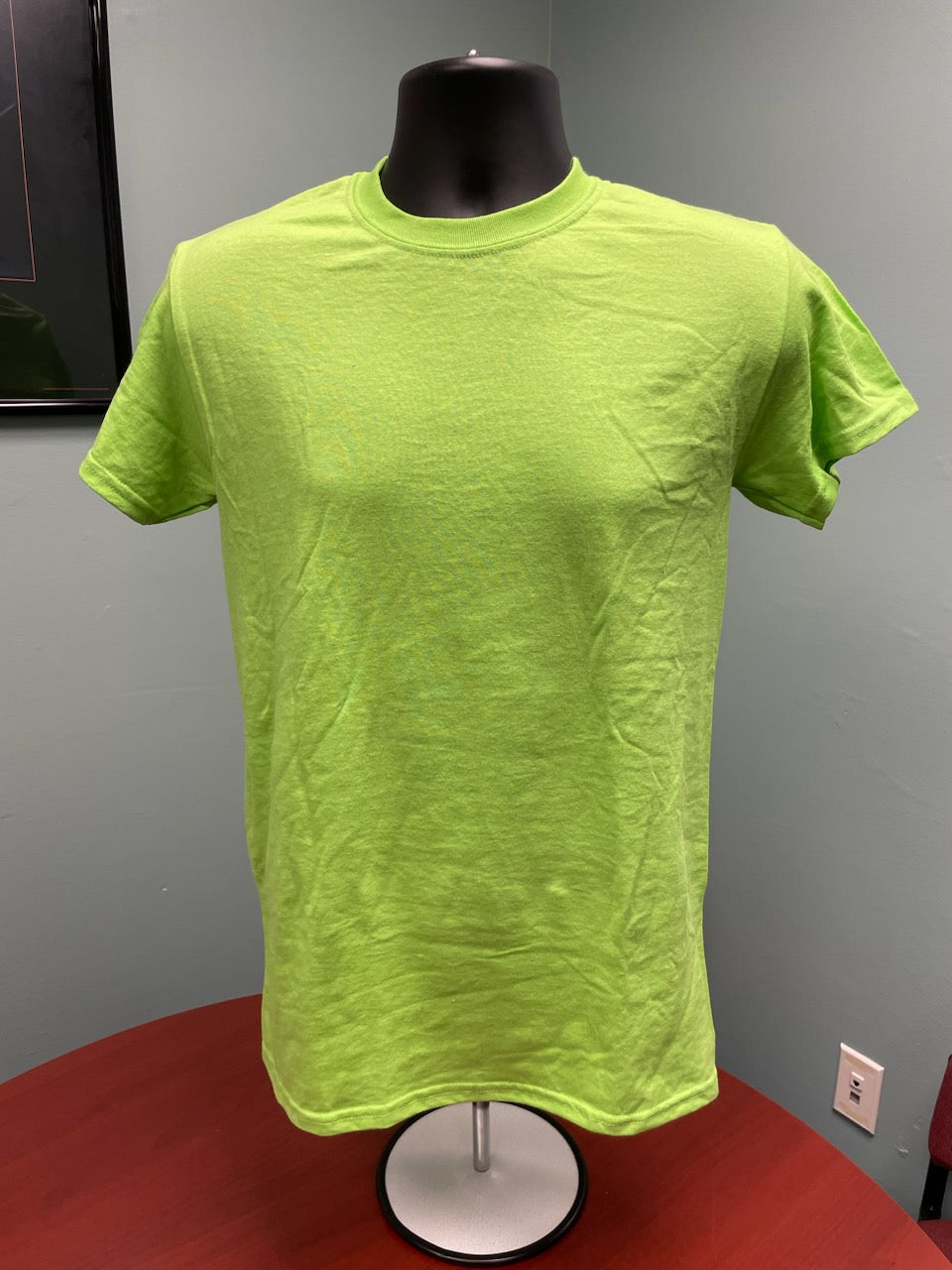 Gildan Dry Blend Lime Green Adult Unisex S Short Sleeve T-shirt Qty: 1