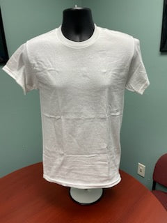 Hanes Adult Unisex White S Short Sleeve T-shirt Qty: 1