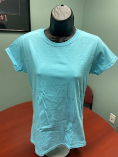 Anvil Ladies S Tidalwave Blue Short Sleeve T-Shirt Qty: 1