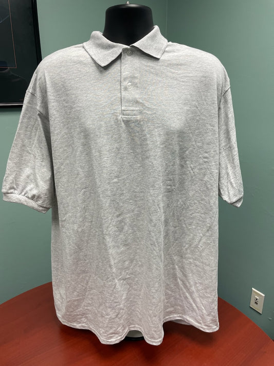 Jerzees Adult Men's Ash Gray 2X Short Sleeve Polo Qty: 1