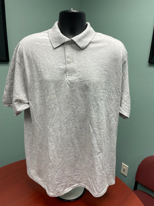 Jerzees Adult Men's Ash Gray XL Short Sleeve Polo Qty: 1