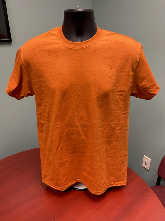 Gildan Dry Blend Texas Orange Adult Unisex M Short Sleeve T-shirt Qty: 1